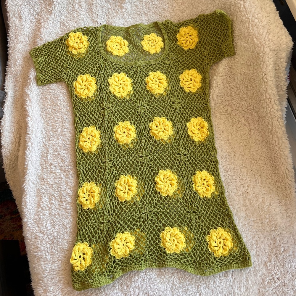 Hand made crochet top